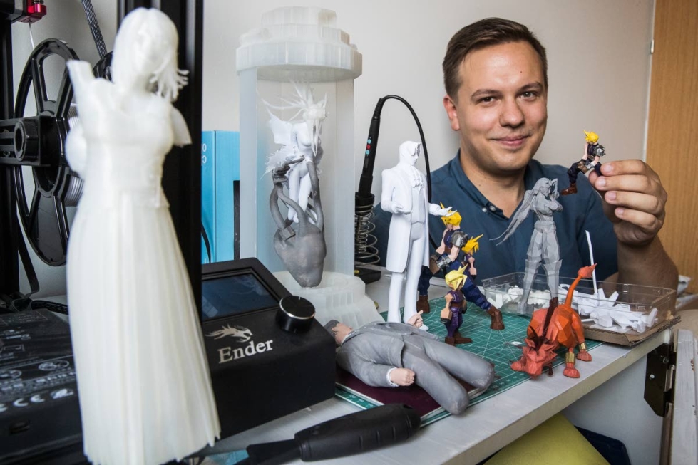 Puolentoista vuoden aikana Jaakko Leppänen on oppinut 3D-tulostamisesta paljon. "Syksyllä aion kuitenkin mennä Riverian kurssille, sillä teen varmasti joitain asioita turhan hankalasti."