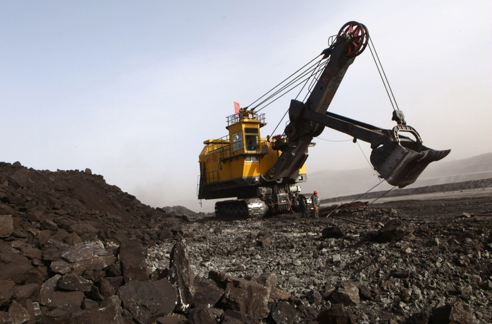 Pohjois-Kiinassa Sisä-Mongolian alueella 72 kaivosta ohjeistettiin lisäämään hiilentuotantoaan yhteensä noin 100 miljoonalla tonnilla, uutisoi valtio-omisteinen kiinalainen talouslehti Securities Times. LEHTIKUVA / AFP