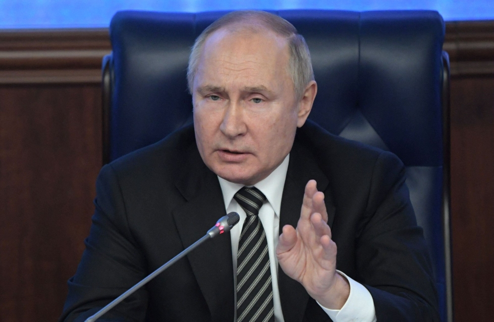 Venäjän presidentti Vladimir Putin pitää tänään perinteisen loppuvuoden suuren lehdistötilaisuuden Moskovassa. Lehtikuva/AFP