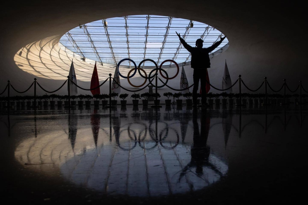 Pekingissä valmistaudutaan talviolympialaisten järjestämiseen.