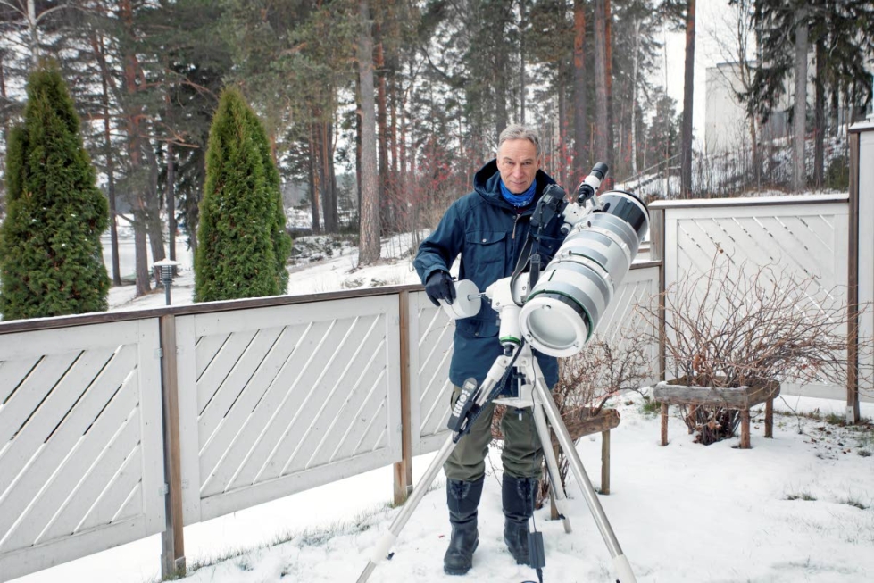 Kari Teittisen mukaan hyvän tähtikuvauslaitteiston saa 3000-4000 eurolla.
