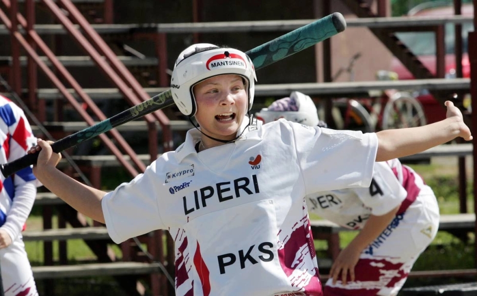 Kati Nykänen vuonna 2006, kun ViU kohtasi ykköspesiksessä Rauman Feran.