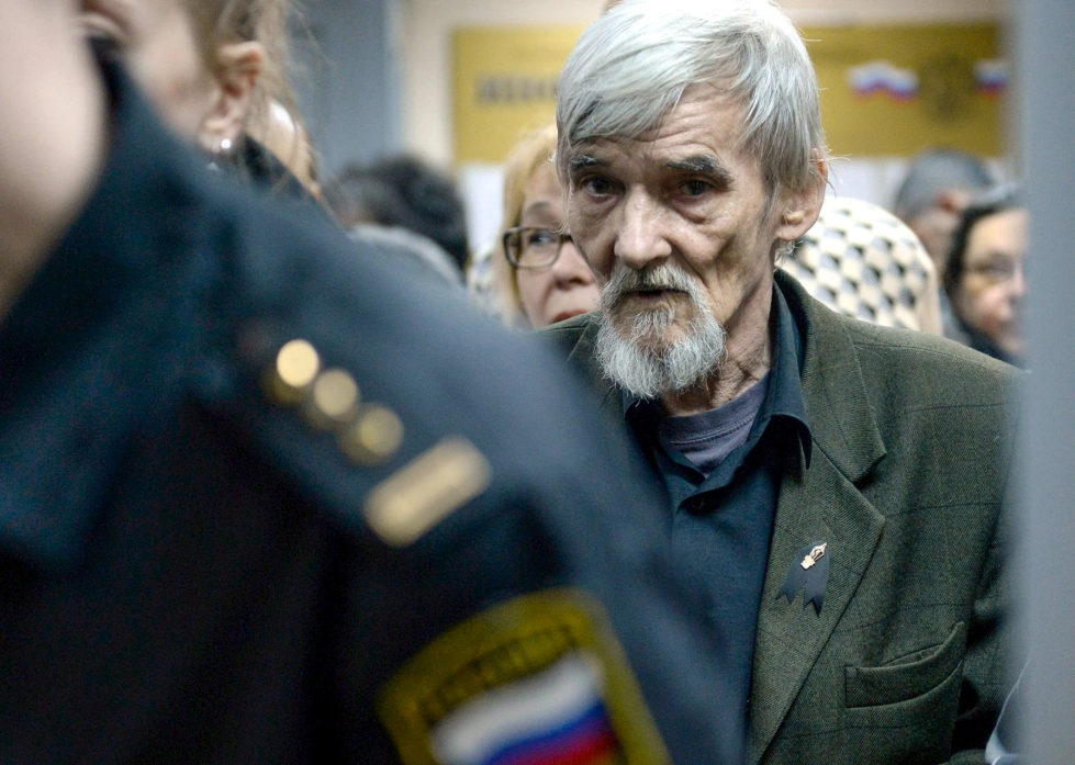 Juri Dmitrijev on tutkinut Stalinin uhreja Karjalassa. LEHTIKUVA/AFP
