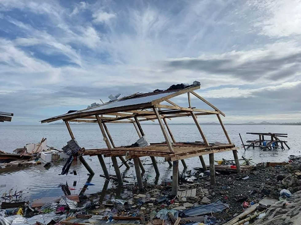 Rai oli voimakkaimpia myrskyjä, joita Filippiineillä on joulukuussa koettu viimeksi kuluneen vuosikymmenen aikana.
LEHTIKUVA / AFP
