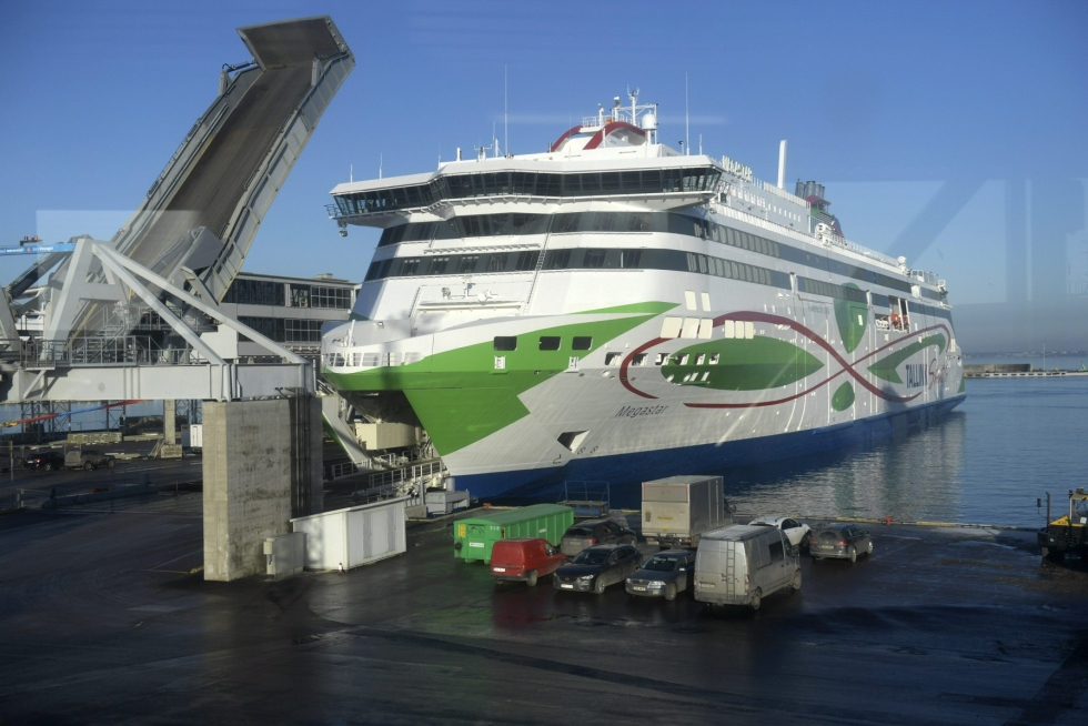 Megastar-alus kuvattiin Tallinnan satamassa muutama vuosi sitten. LEHTIKUVA / ANTTI AIMO-KOIVISTO