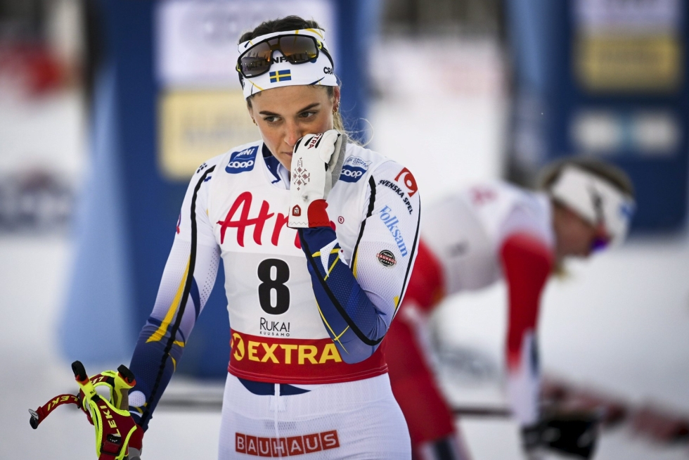 Anna Dyvik valittiin Ruotsin olympiajoukkueeseen. LEHTIKUVA/AFP