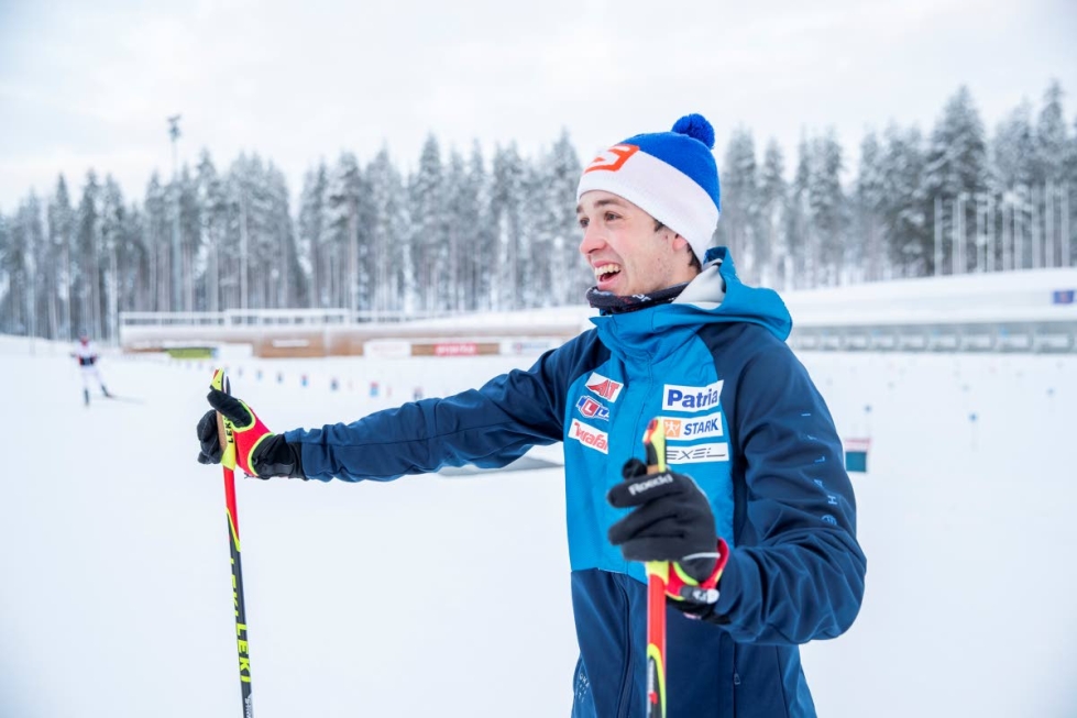 Tero Seppälä käväisi ennen joulua tutulla Kontiolahden stadionilla. Seppälän maailmancup-kausi on alkanut hienosti.
