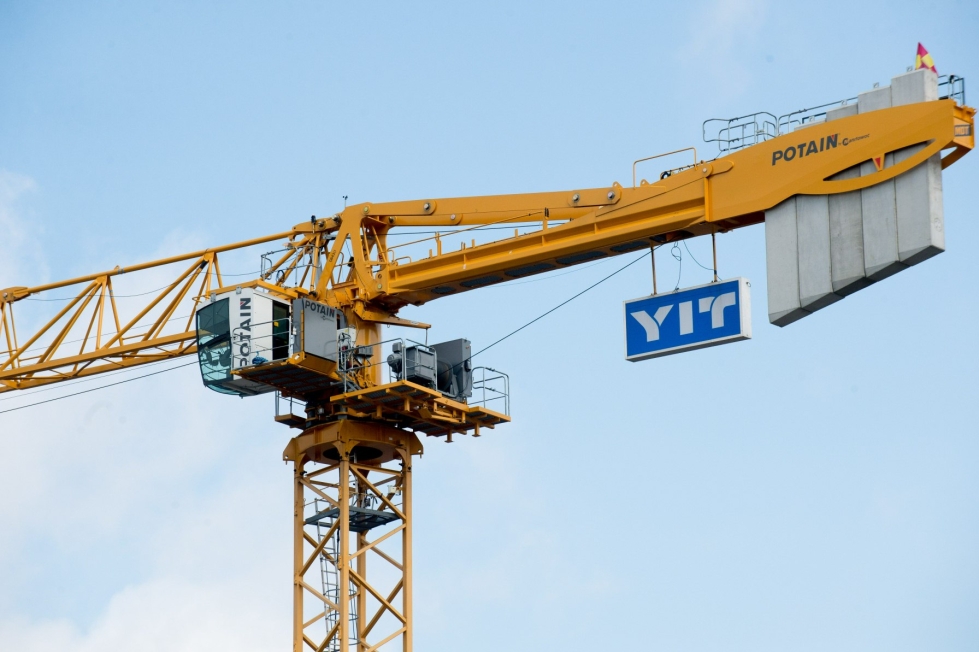 Rakennusyhtiö YIT käynnistää neuvottelut vetäytyäkseen Helsingin Pasilaan suunnitellusta Trigoni-tornitalohankkeesta. Lehtikuva / Mikko Stig