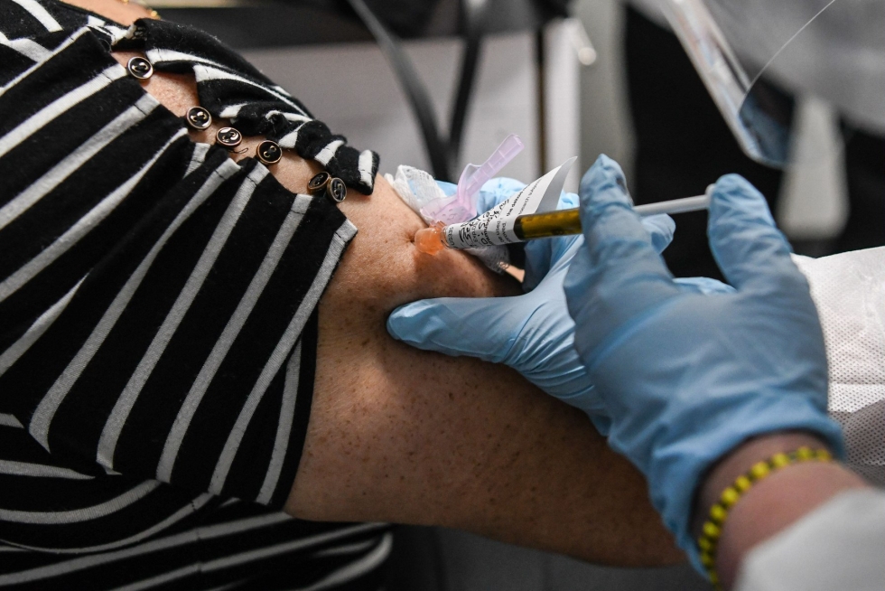 CDC:n mukaan rokotuskattavuuden kasvattaminen on ensisijainen kansanterveydellinen toimi. LEHTIKUVA/AFP