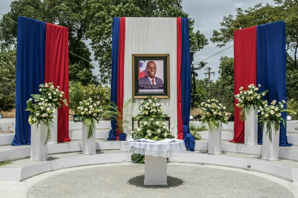 Haitin presidentti Jovenel Moise ammuttiin kotonaan viime vuoden heinäkuussa. LEHTIKUVA/AFP