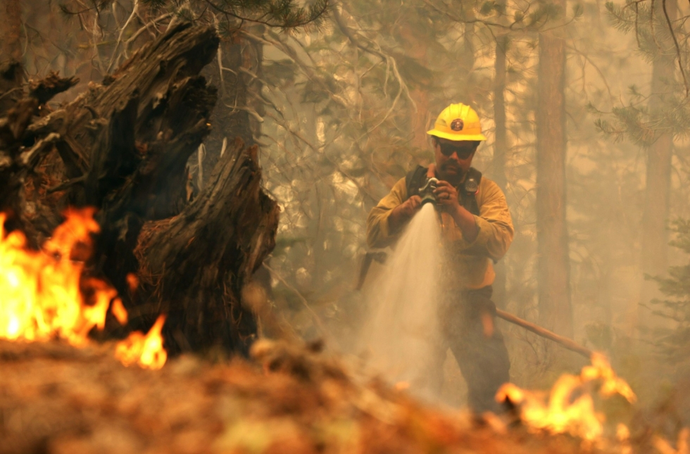 Pohjois-Amerikassa oli viime kesänä valtavia metsäpaloja. LEHTIKUVA/AFP