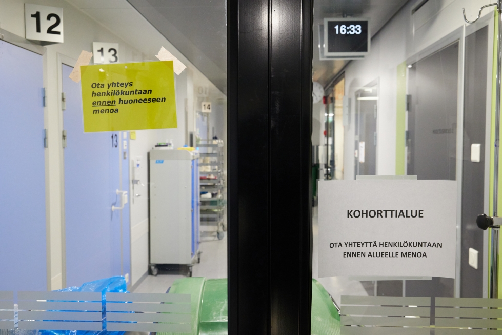 Siun sote valmistelee myös Lieksan terveysasemalle ainoastaan koronapotilaiden hoitoon tarkoitettua yksikköä. Arkistokuva Pohjois-Karjalan keskussairaalan kohorttiyksiköstä.