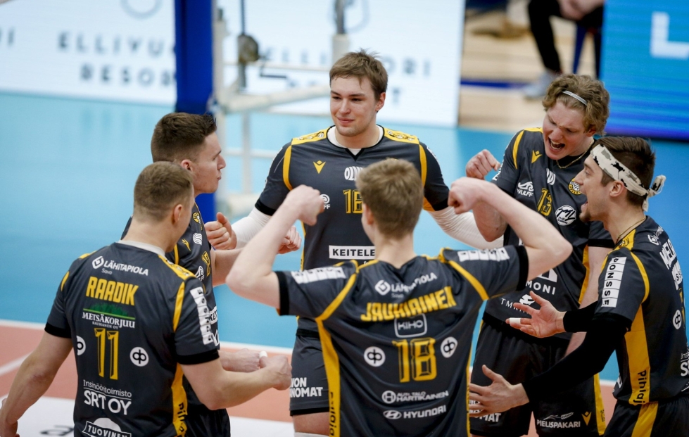 Savo Volley ei potenut mestaruuskrapulaa cupin voiton jälkeen. LEHTIKUVA / Kalle Parkkinen