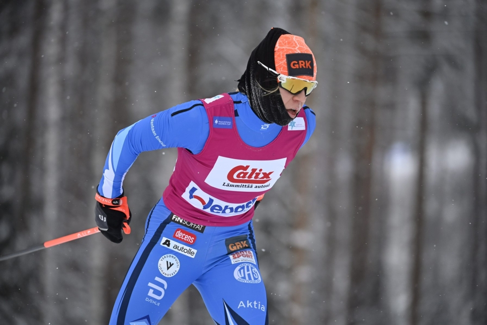 Joensuu voitti naisten maastohiihdon perinteisen hiihtotavan kymmenen kilometrin Suomen mestaruuden. Lehtikuva / Antti Aimo-Koivisto