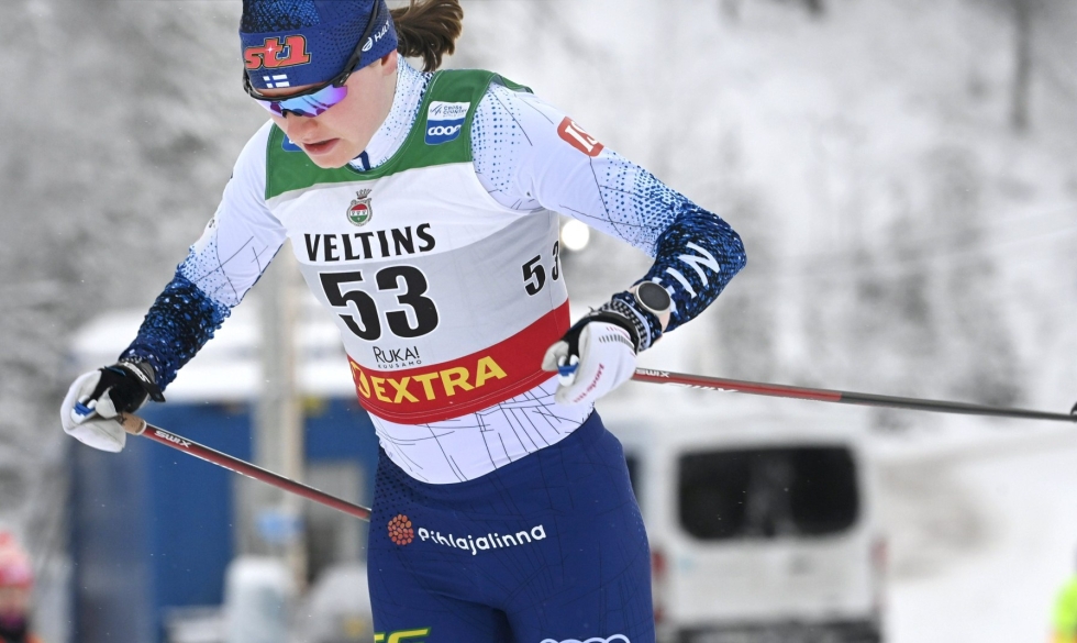 Sijoitus on Johanna Matintalon uran paras maailmancupissa. Arkistokuva. Lehtikuva / Heikki Saukkomaa