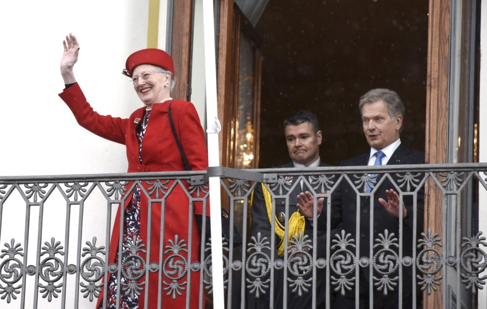 Tanskan kuningatar Margareeta II vieraili Suomessa kesällä 2017.
LEHTIKUVA / HEIKKI SAUKKOMAA 