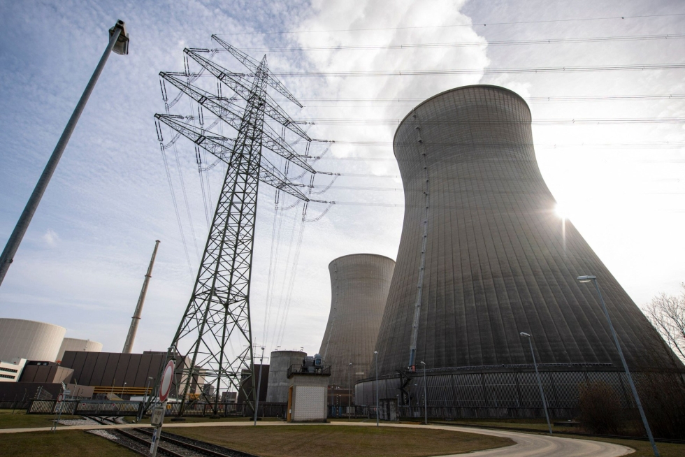 Energiateollisuuden mielestä ehdotus ottaa ydinvoima taksonomian piiriin on tervetullut. Kuva Saksasta. LEHTIKUVA/AFP