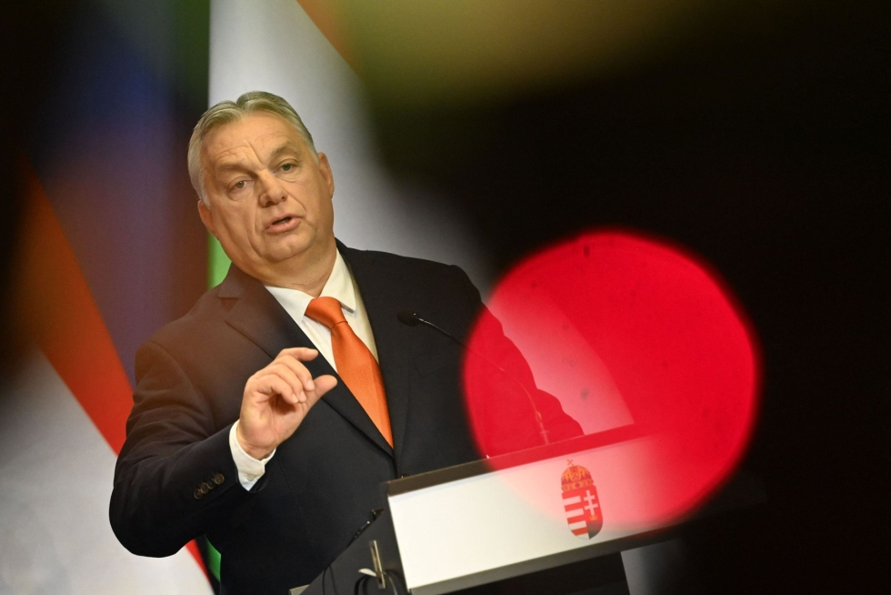 Unkarissa pidetään parlamenttivaalit huhtikuun alussa. Nykyinen pääministeri Viktor Orban tavoittelee jo neljättä kautta pääministerinä. LEHTIKUVA/AFP
