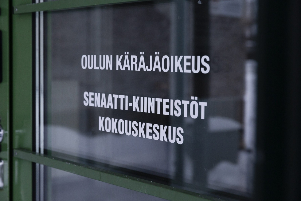 Asian käsittely alkoi Oulun käräjäoikeudessa tiistaina. LEHTIKUVA / Eeva Riihelä