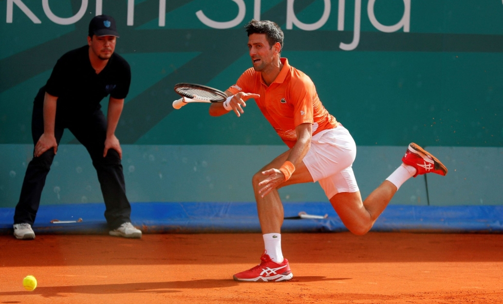 Belgradin ATP-turnaus oli Novak Djokovicille vasta kolmas koitos tänä vuonna. LEHTIKUVA / AFP