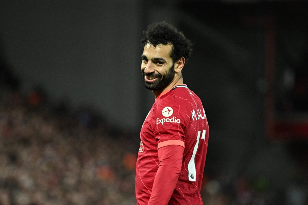 Salah valittiin toistamiseen vuoden parhaaksi pelaajaksi Englannissa. Lehtikuva/AFP