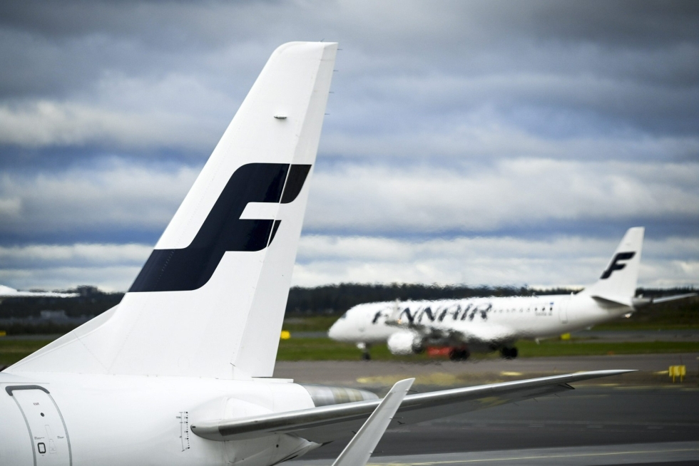 Maaliskuussa Finnair ilmoitti lomauttavansa henkilöstöään Venäjän ilmatilasulun takia. LEHTIKUVA / Emmi Korhonen 