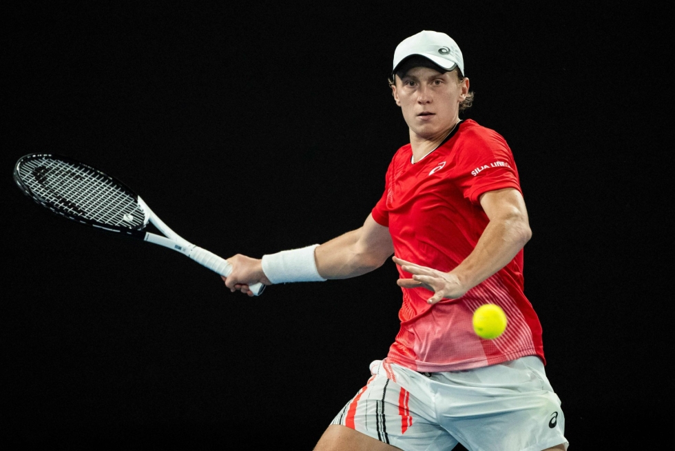 Emil Ruusuvuori kärsi puolivälierätappion tenniksen ATP250-turnauksen puolivälierissä Münchenissä. LEHTIKUVA/ AFP