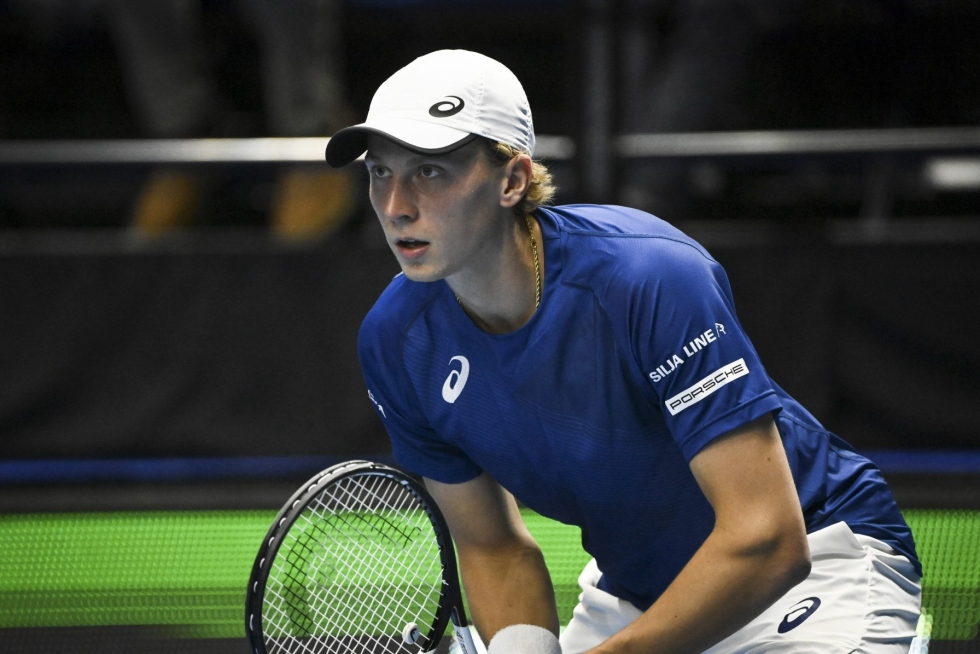 Emil Ruusuvuori on miesten kaksinpelin maailmanlistalla sijalla 63. LEHTIKUVA / Emmi Korhonen