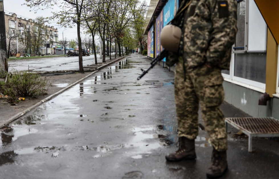Venäjän hyökkäyksen itäiseen Ukrainaan odotetaan kiihtyvän. LEHTIKUVA/AFP