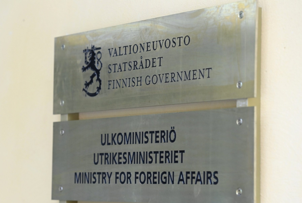 Helsingin Sanomat kertoo, että Ulkoministeriössä on jo alettu valmistella Nato-hakemukseen johtavaa selontekoa tai tiedonantoa. LEHTIKUVA / Heikki Saukkomaa 