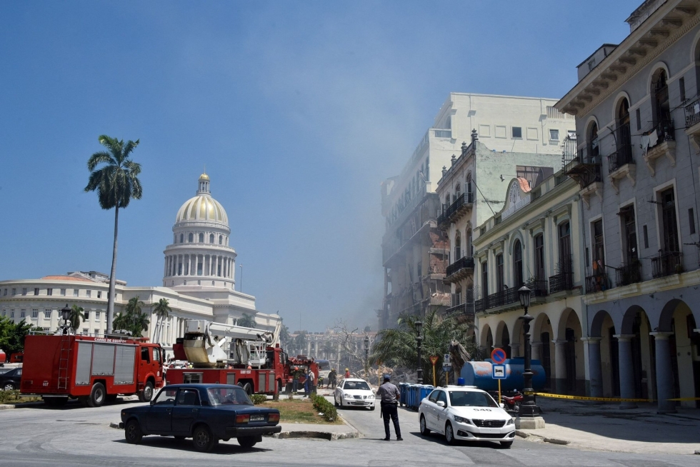 Havannan historiallisessa keskustassa sijaitseva hotelli valmistui vastikään remontista. Lehtikuva/AFP