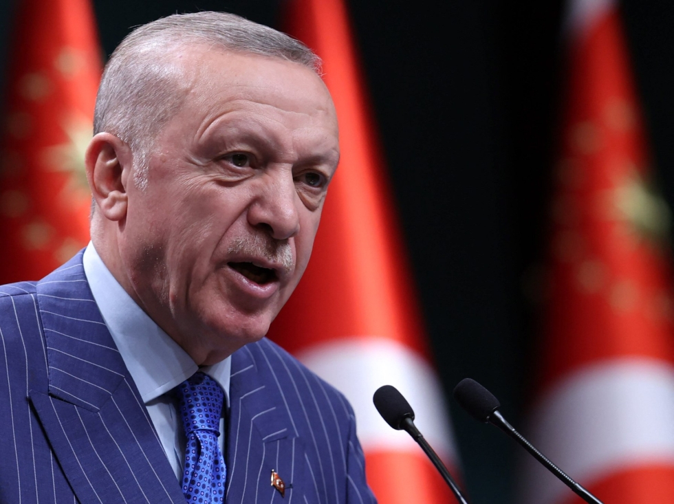 Suomen pääseminen Naton jäseneksi vaatii myös Erdoganin johtaman Turkin hyväksynnän. Lehtikuva/AFP