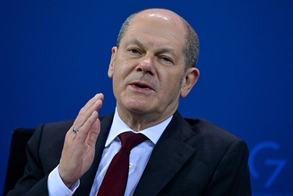 Saksan liittokansleri Olaf Scholz. LEHTIKUVA/AFP