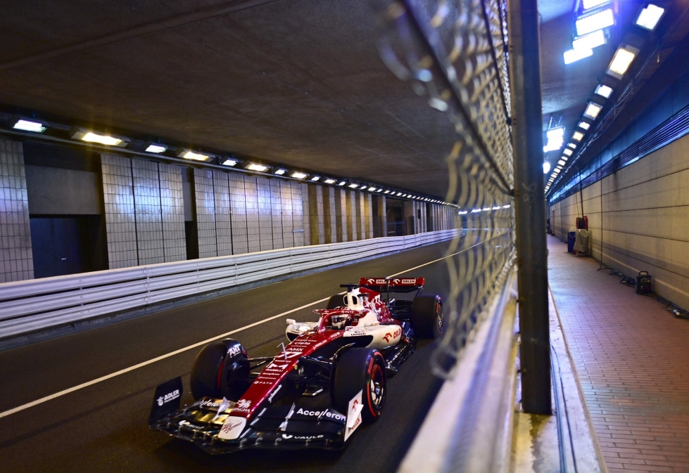Valtteri Bottas Monacon radalla 28. toukokuuta. LEHTIKUVA / AFP