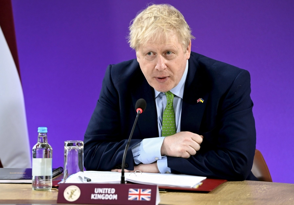 Britannian pääministeri Boris Johnson Lontoossa 15. maaliskuuta. LEHTIKUVA / HEIKKI SAUKKOMAA