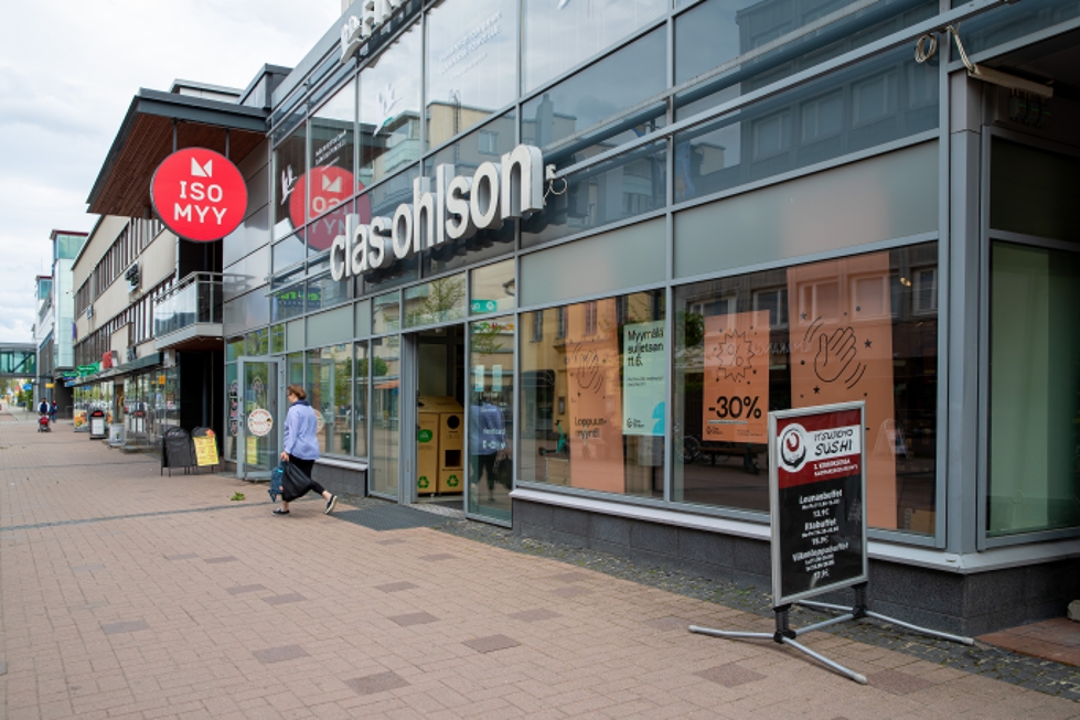 Clas Ohlsonin Joensuun-myymälä on ollut viime vuodet Isossa Myyssä.