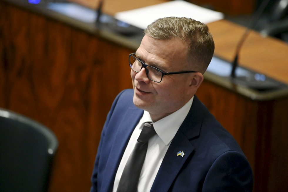 Petteri Orpo on kokoomuksen puheenjohtaja. LEHTIKUVA / VESA MOILANEN