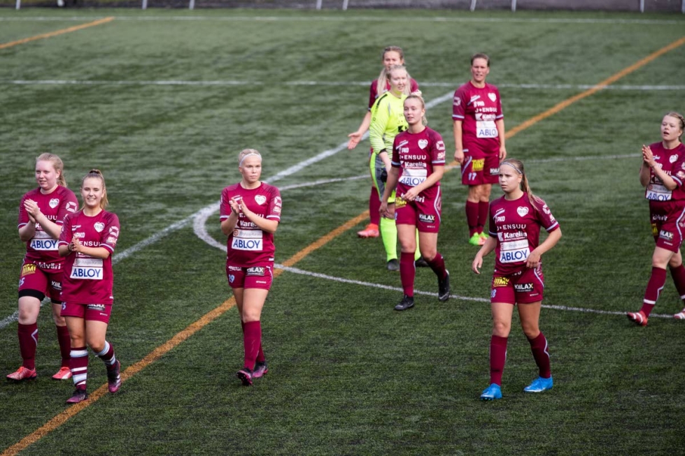 FC Hertta juhli viime kaudella voittoa IK Myranista. Joukkueen kausi alkaa lauantaina kotiottelulla Rantakylän Liikuntahallissa.