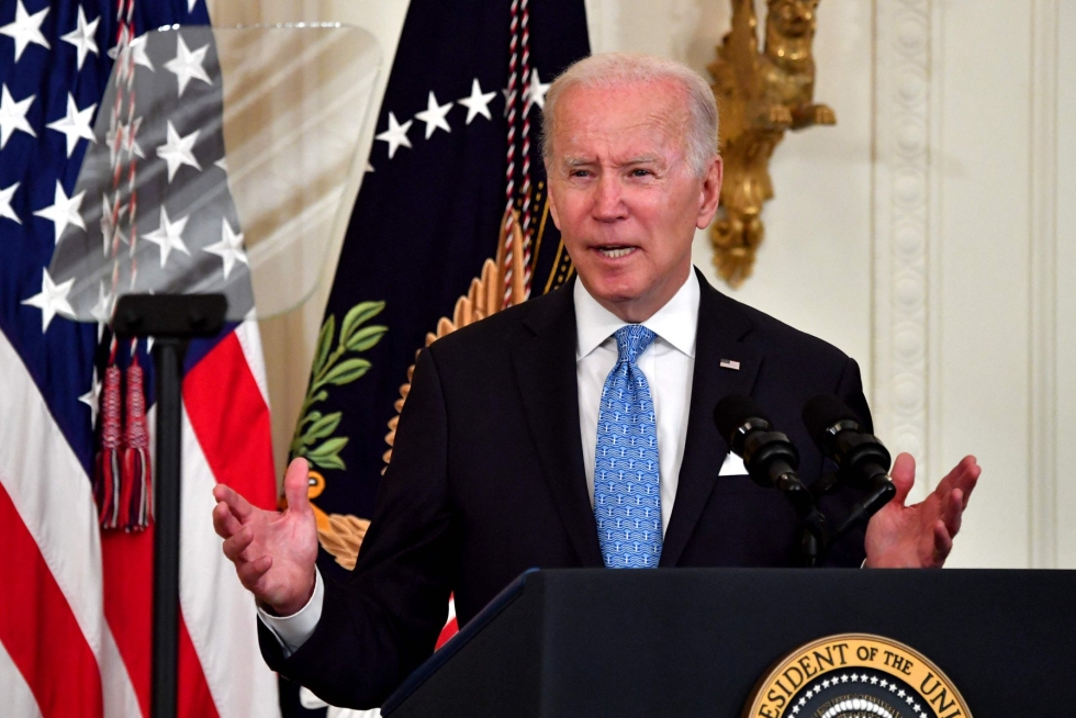 Presidentti Joe Biden lähtee torstaina virkakautensa ensimmäiselle matkalle Aasiaan. LEHTIKUVA / AFP