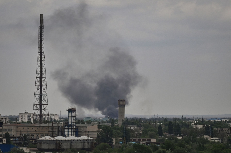 Venäjä on pommittanut Sjeverodonetskia viime päivinä. Lehtikuva/AFP