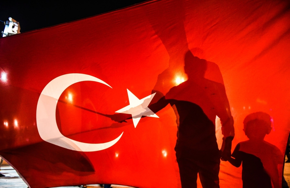 Turkki on tällä hetkellä tukkeena Suomen ja Ruotsin Nato-tiellä. Lehtikuva/AFP