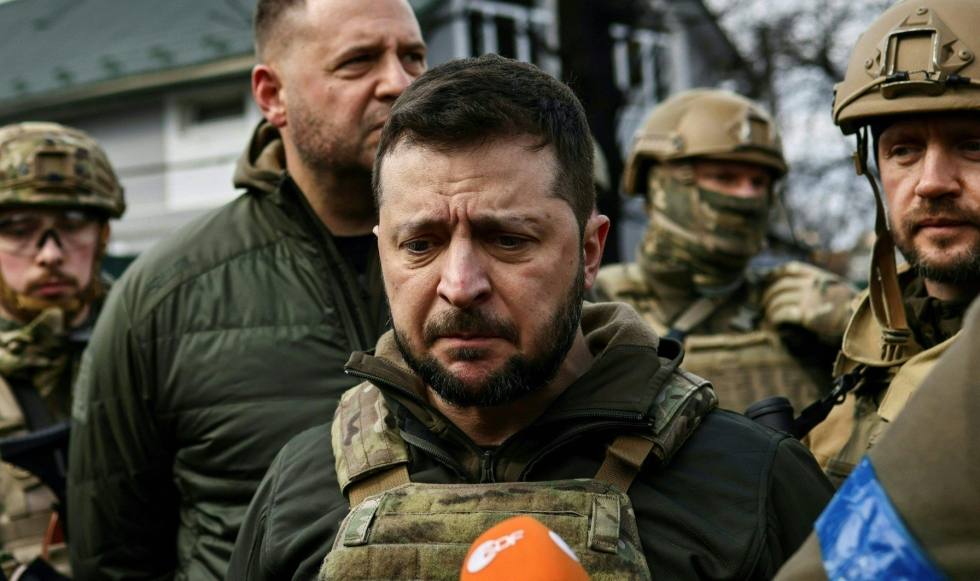 Ukrainan presidentti Volodymyr Zelenskyi kertoo, että maan asevoimilla on ollut hieman menestystä taisteluissa Itä-Ukrainan Sjevjerodonetskissa. LEHTIKUVA/AFP