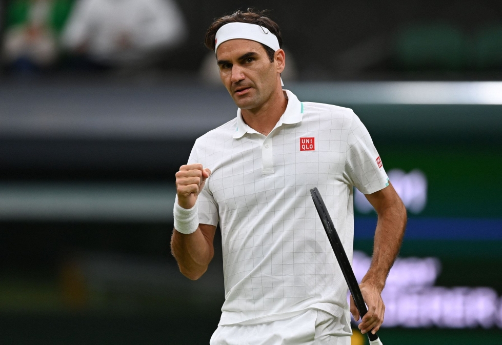 Federer ei ole pelannut sitten viime vuoden Wimbledonin turnauksen, koska hän on joutunut kolmeen polvileikkaukseen viimeisen puolentoista vuoden aikana. LEHTIKUVA/AFP