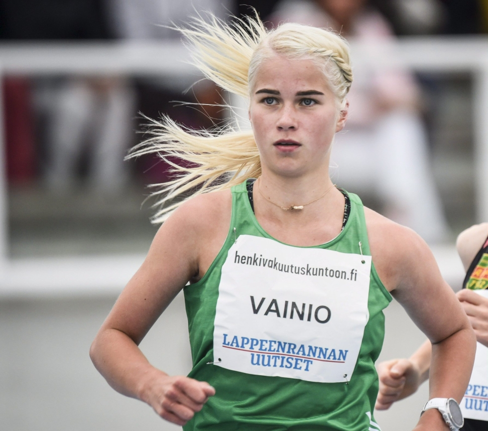 MM-joukkueeseen valittiin uusina muun muassa Alisa Vainio. LEHTIKUVA / Emmi Korhonen