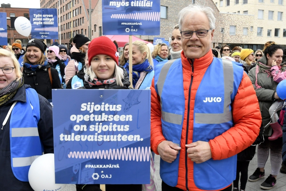 Kunta-alan työehdoista on saatu sovittua seuraavaksi kolmeksi vuodeksi. LEHTIKUVA / Jussi Nukari