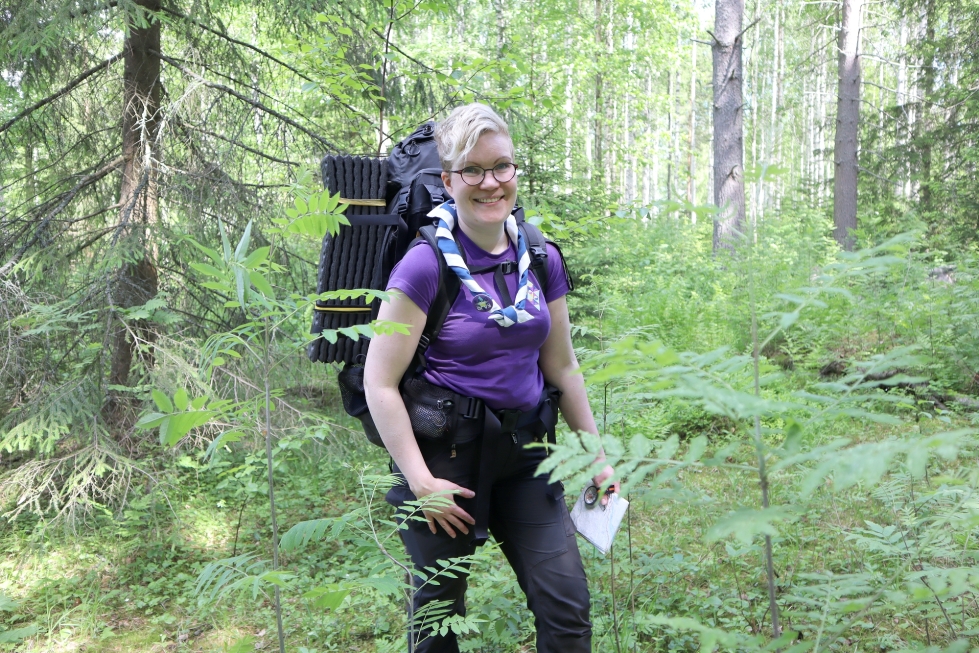 Joensuulainen lääkäri Laura Tiittanen on pitkän linjan partiolainen ja retkeilee muutenkin paljon.