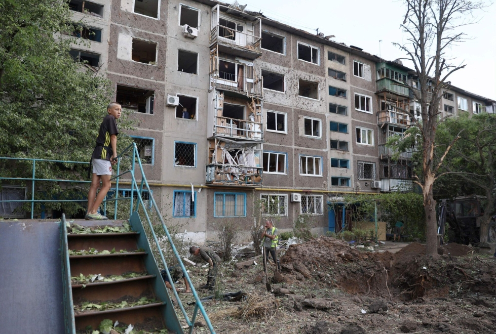 Kuvituskuva Donetskin alueelta Itä-Ukrainasta. LEHTIKUVA/AFP