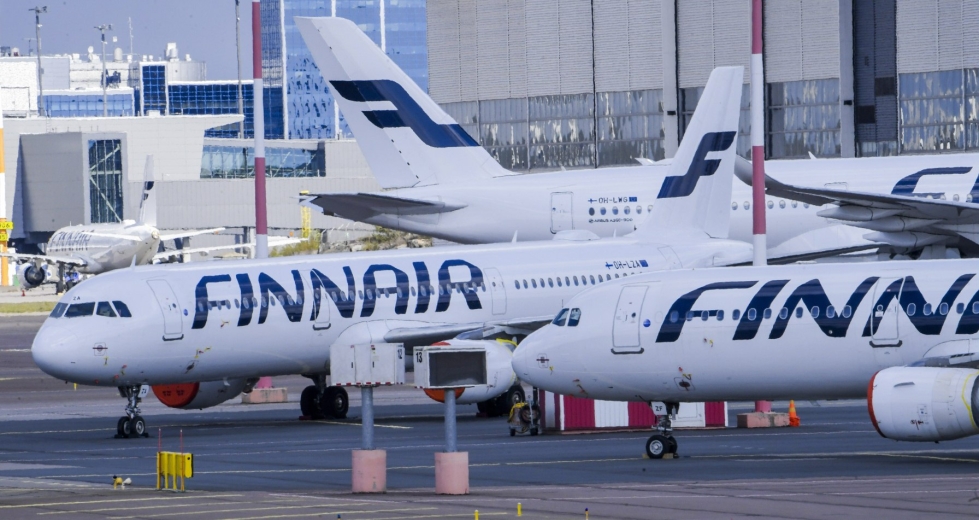 Suomen kansainväliset liikenneyhteydet lento- ja raideliikenteessä ovat Ukrainan sodan seurauksena heikentyneet, kertoo Fintraffic. LEHTIKUVA / Markku Ulander