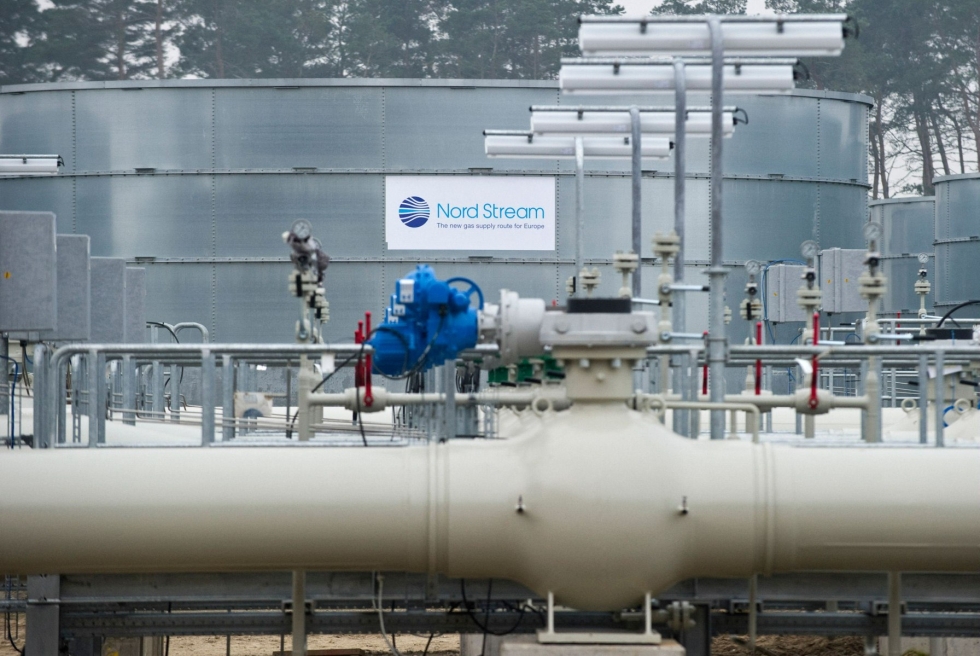 Venäläinen kaasuyhtiö Gazprom aikoo taas leikata kaasutoimituksia Nord Stream -kaasuputkessa. LEHTIKUVA/AFP