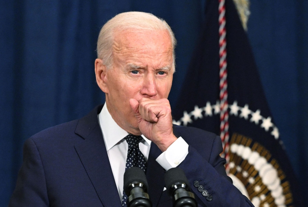 Yhdysvaltain presidentti Joe Biden on saanut kahdesta koronatestistä negatiivisen tuloksen. LEHTIKUVA/AFP